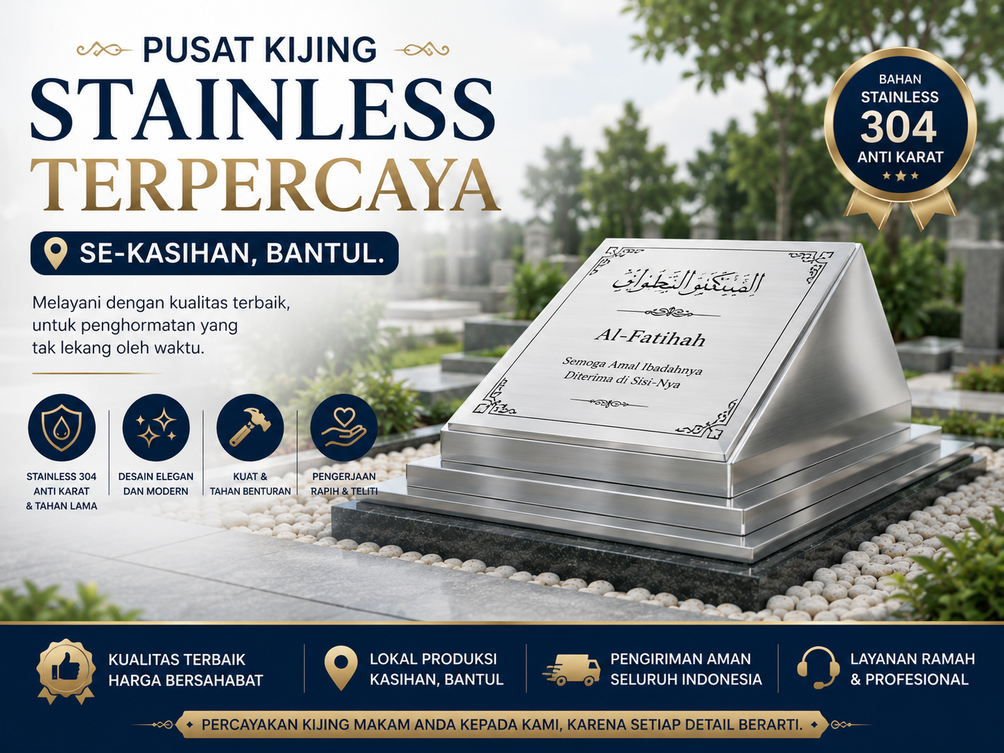 Contoh Kijing Stainless